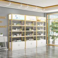 Buy cheap High Metal And Wood Shelving Unit For Skin Care, Product Adjustable Display product