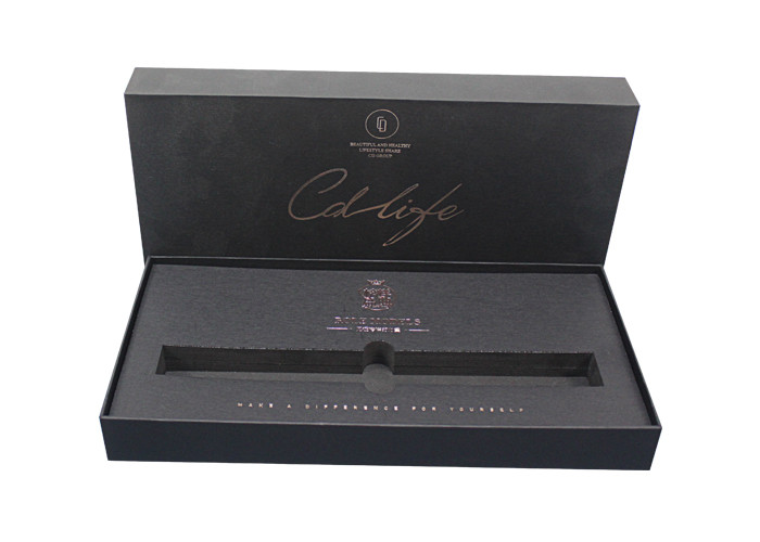 Customizable Kraft Paper Boxes With Lids Hot Foil Stamping FSC
