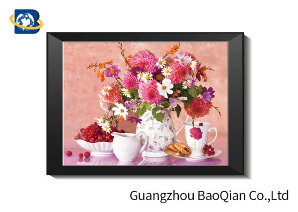 Buy cheap Eco - friendly Flowers 3D Lenticular Pictures For Home Decoration A3 A4 Size from wholesalers