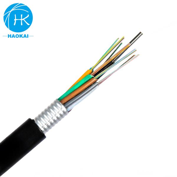 Buy cheap Waterproof GYTA Outdoor Fiber Cable With Single Steel Wire Center Reinforcement from wholesalers