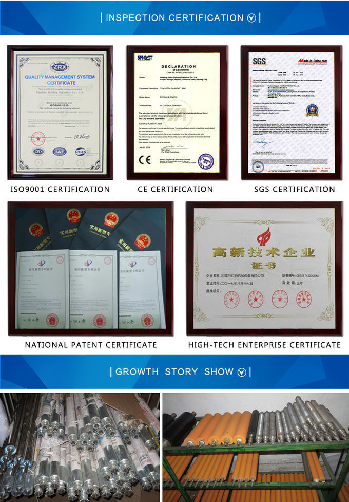 Flexible Electric Small Conveyor Rollers , Rubber Covered Conveyor Rollers