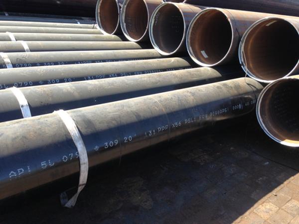 Buy cheap Beveled End X56 Welded Line Pipes from wholesalers