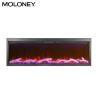 Buy cheap 47inch Built-In Heater Black Steel Frame Option Media Electric Fireplace from wholesalers