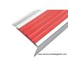 Buy cheap Highly Robust Aluminum Stair Nosing , Metal Stair Edge Trim With PVC Inlay from wholesalers