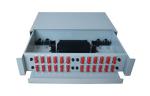 2U Slide Rack Mount ODF Fiber Optic Cable Termination Patch Panel 48/96 Port