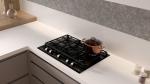 White Rustic Wood Kitchen Cabinets Customized Wood Grain Kitchen System