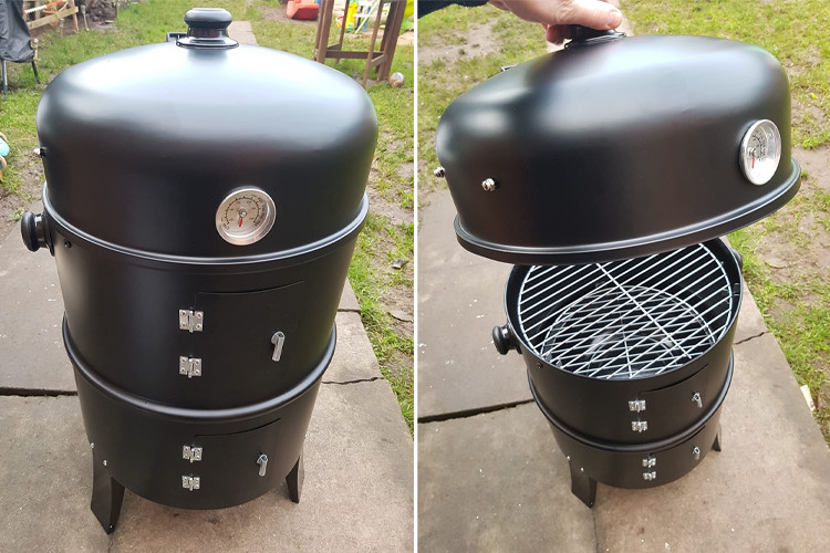 Customizable High Quality Backyard Charcoal Fueled Weathering Steel Outdoor Grill