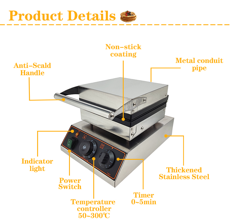 Upgrade Your Waffle Station with Our Professional Waffle Maker and Stroopwafel Machine