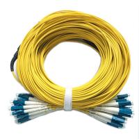 Buy cheap 24 Fiber LC/UPC-LC/UPC Simplex Trunk Cable G657a1 Ofnr For High Density Cabling product