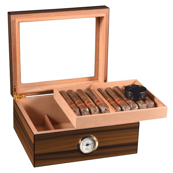 Buy cheap Humidity Controlled Cigar Packaging Box Rigid Wood / Paperboard Customizable from wholesalers