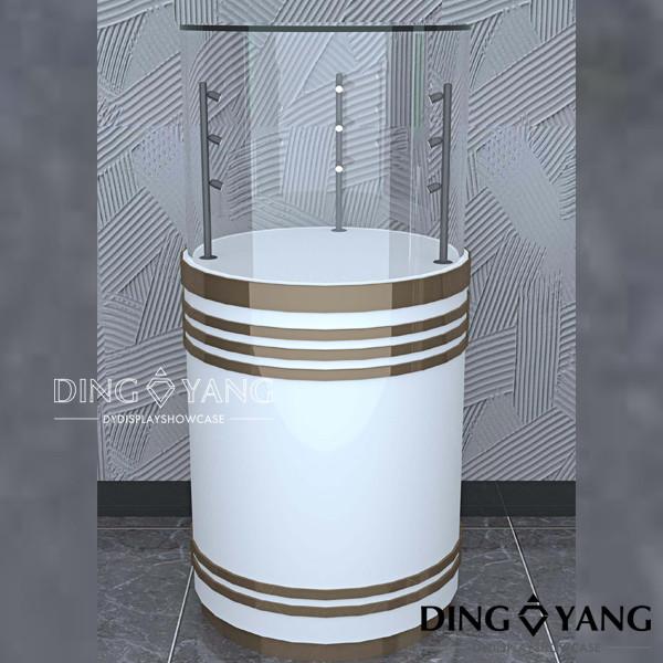 Buy cheap Factory Bespoke Round Pedestal Jewelry Showcase,Standard Pedestal Showcases from wholesalers