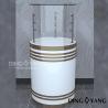 Buy cheap Factory Bespoke Round Pedestal Jewelry Showcase,Standard Pedestal Showcases from wholesalers