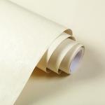 Self-Adhesive Yellow Wallpaper for Administration and Decorative Wood Grain 3D