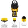 Buy cheap 7 Piece 0.4 kg 4 Inch Drill Drill Cleaning Brush For Grout Floor Tub Shower Tile Corners from wholesalers