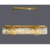 Buy cheap Rectangle Led Crystal Chandelier Dining Room Creative Design dining table light(WH-CY-199) from wholesalers