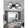 Buy cheap Modern Led Ceiling Lamps for Living Room Bedroom Kitchen Home Surface Mount Nordic Style Wooden Chandelier(WH-WA-22) from wholesalers