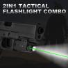 Buy cheap 520nm Green LED Tactical Flashlights Picatinny Mount Class IIIA from wholesalers