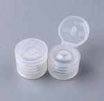 Ribbed Screw Cosmetic Bottle Caps Transparent 20/410 24/410