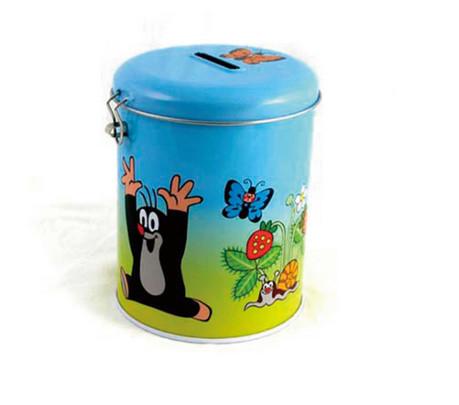 Buy cheap Lovely kid metal piggy bank with lock from wholesalers