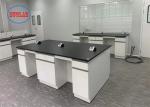 Blue Color Chemistry Lab Bench Laboratory Bench With Storage Indonesia Ceramic