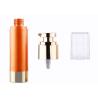 Buy cheap Shiny Gold AS 50ml Plastic Cosmetic Jars , Facial Airless Dispenser Bottles from wholesalers