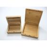 Buy cheap Custom Logo Wooden Crate Gift Box , Small Packaging Square Wooden Box With Magnetic Lid from wholesalers