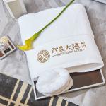 Luxury Hotel Towel Set Bath Towels Customized Logo 100% Cotton Face Towels