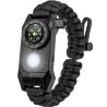 Buy cheap Outdoor LED light survival paracord bracelet multifunctional adjustable bracelet from wholesalers