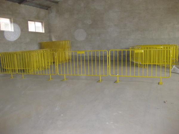 Buy cheap RP Safety Removable Metal Pedestrian Barriers , Steel Road Safety Barricades from wholesalers