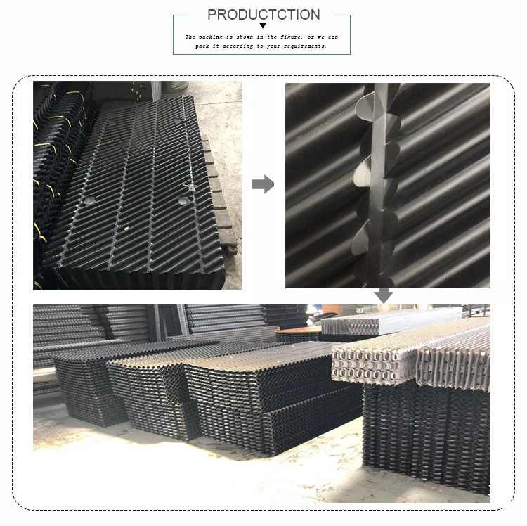 MC75 International Cooling Tower Fill Counter Flow Media PVC Fill Material