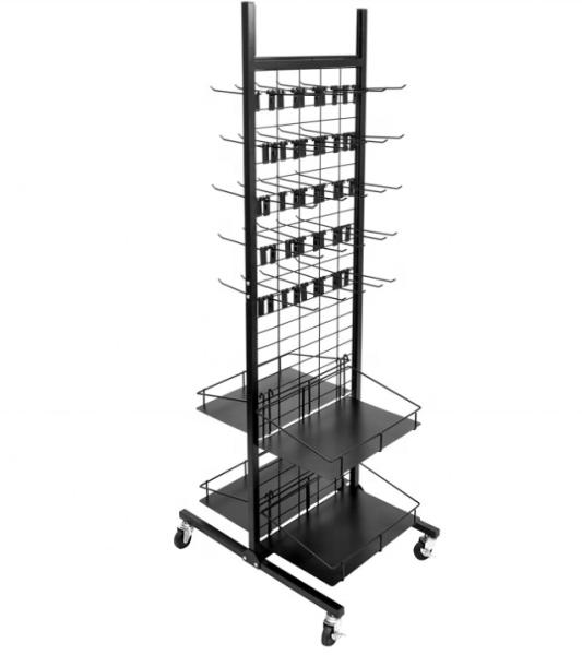 Buy cheap Store Supermarket Store Fixtures Retail Rolling Merchandise Display Stand Rack from wholesalers