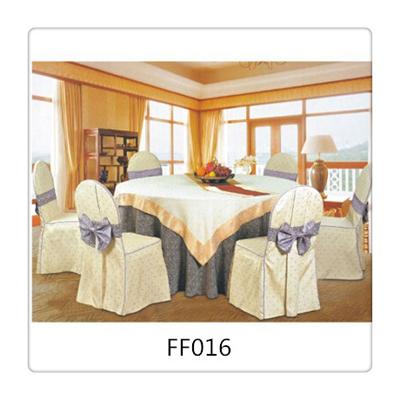 Hot sale good quality fashion white popular round dining table covers used for