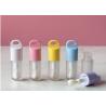 Buy cheap Scrub Bottle Flat Cap 5ml Round Lip Oil Bottle Cosmetic Lip Gloss Tube Packaging With Large Brush from wholesalers