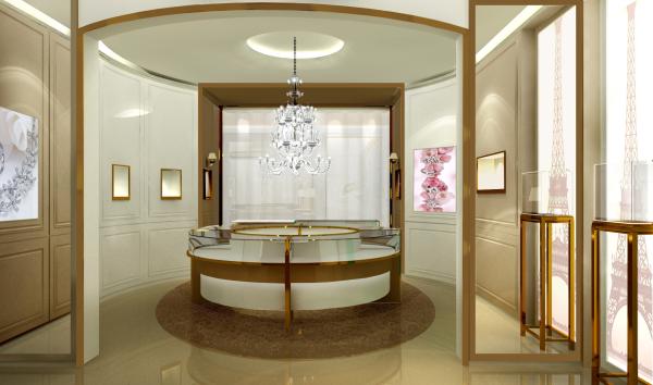 Buy cheap Eco Friendly Wood Jewelry Display Showcase For Luxury Accessories Store from wholesalers
