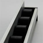 Black Wheel JY2045D 4M Aluminum Roller Track pallet roller track