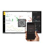 Real Time 75 Inch Smart Board Wireless Intelligent For Video Conferencing