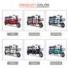 Buy cheap Jinpeng XD 60V Electric Passenger Vehicles 40km Range 3 Wheel Electric Tricycle from wholesalers