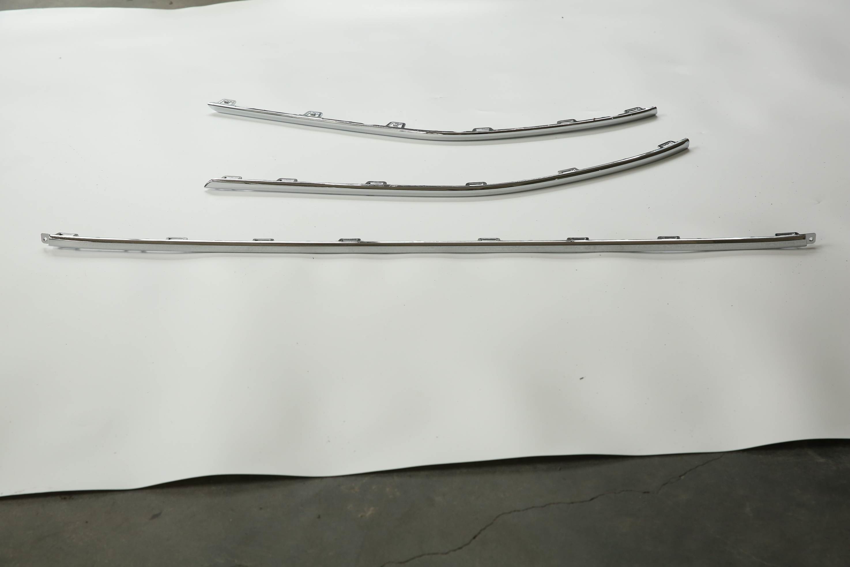 VW Passat B5 Car Rear Bumper Trim Strips Chrome Car Bumper Strips