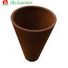 Buy cheap Square Flower Pot Round Corten Steel Planter Box Customized Size from wholesalers