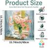Buy cheap 40x40cm Pre Printed Pre Drawn Canvas Board Floral Style For Painting from wholesalers