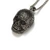 Buy cheap Wholesale Men Fashion Jewelry Cool Hip Hop Vintage Skull Head Pendant Necklace from wholesalers