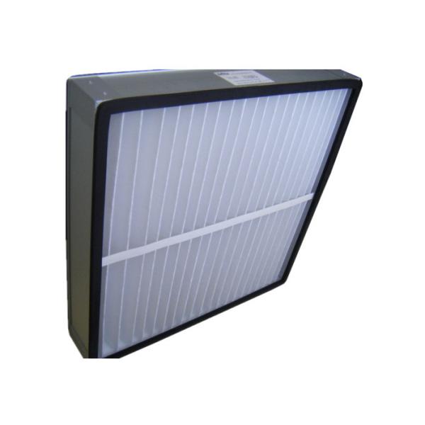 Buy cheap Polyester Media Deep Pleated Panel Air Filters Home With Metal Frame from wholesalers