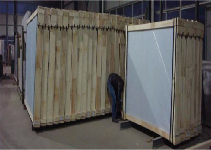 Safety Sandblasted Frosted Glass Panels 3mm - 12mm Thickness For Doors