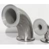 Buy cheap SS304 PFA Pipe Fittings 90 Degree Tri Clamp Fittings For Pharmaceutical Industry from wholesalers