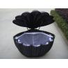 Buy cheap Garden Shell Shaped Wicker Rattan Storage Box With UV Resistant from wholesalers