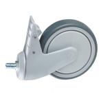5 Inch Thread Hospital Bed Caster Wheels For Medical Equipment
