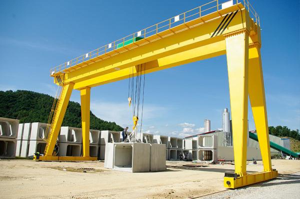 Buy cheap 32ton Double Girder Gantry Cranes For Outdoor Granite And Marble Stone Lifting from wholesalers