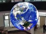 Full color 360 Degree Cylinder LED Display Outdoor Column curve Screen