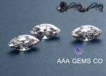 8mm x 4mm White Marquise Moissanite , Lab Created Moissanite