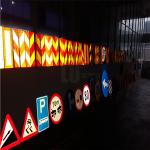High Intensity Slow Moving Bicycle Carrier Warning Sign Truck Rear Sign
